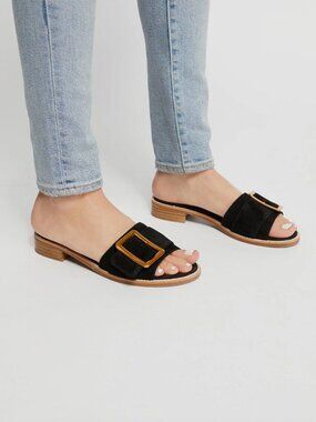 NEW Free People + Jeffrey Campbell Drew Slide Sandal size 7.5 MSRP: $135